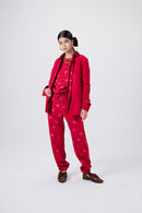 Surchemise Dori En Daim Fuchsia