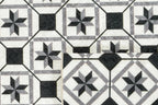 Azulejo - Tapis De Cuisine - Polyester Imprimé - Noir