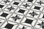 Azulejo - Tapis De Cuisine - Polyester Imprimé - Noir