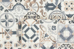 Azulejo - Tapis De Cuisine - Polyester Imprimé - Marron