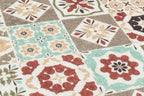 Azulejo - Tapis De Cuisine - Polyester Imprimé - Multicolore