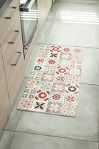 Azulejo - Tapis De Cuisine - Polyester Imprimé - Multicolore