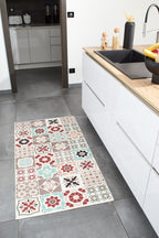 Azulejo - Tapis De Cuisine - Polyester Imprimé - Multicolore