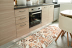 Azulejo - Tapis De Cuisine - Polyester Imprimé - Orange