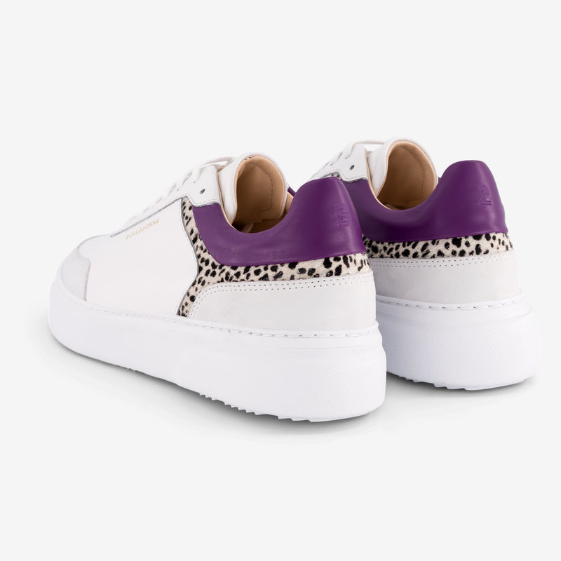 B2 - Blanc / Léopard - Femme