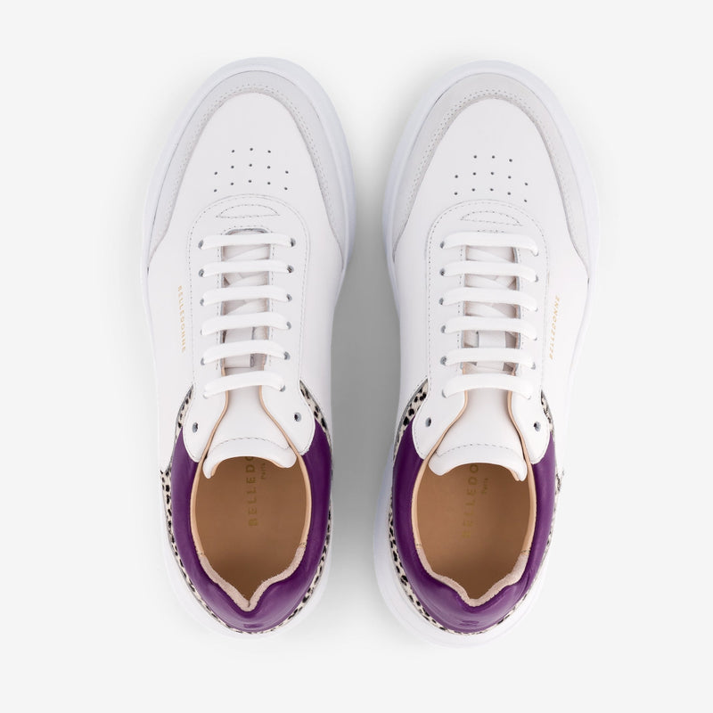 B2 - Blanc / Léopard - Femme