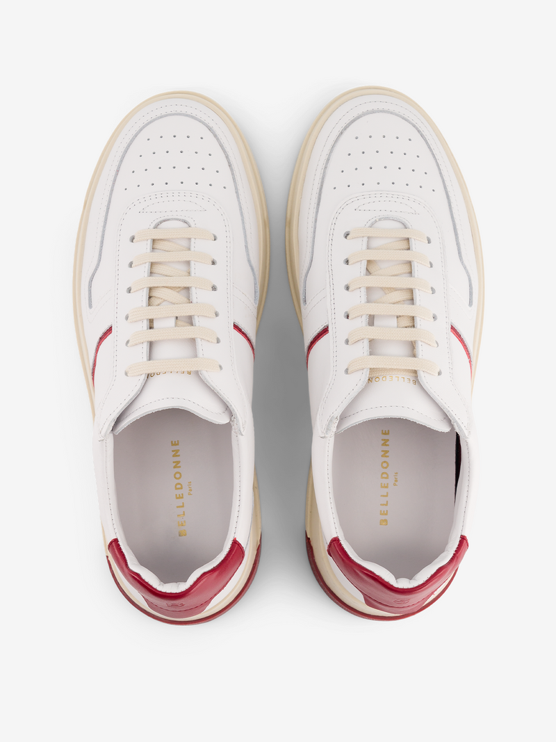 B5 - Blanc / Bordeaux - Mixte