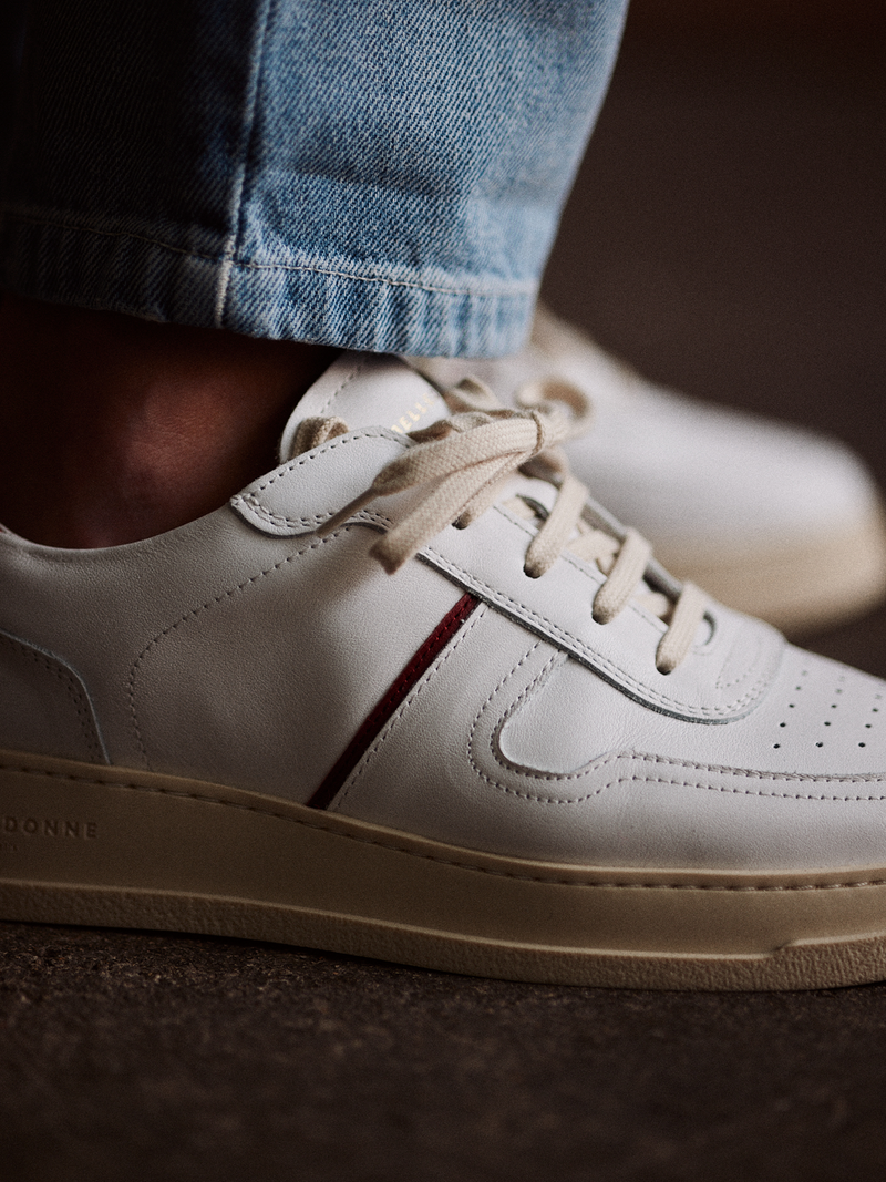 B5 - Blanc / Bordeaux - Mixte