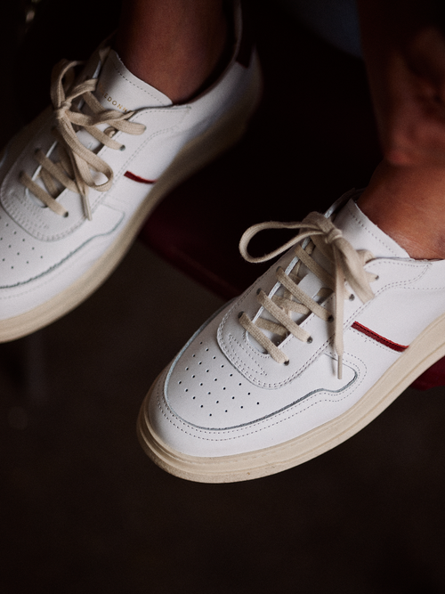 B5 - Blanc / Bordeaux - Mixte