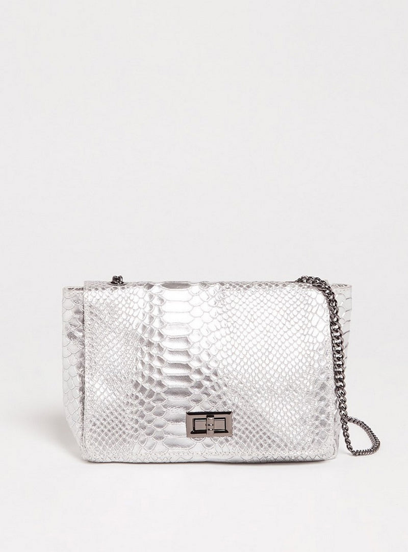 Bolso de hombro - Tatou - Plata