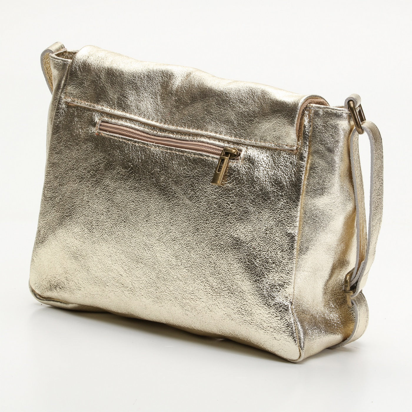 Sac En Bandoulière Ana Metalique - Dore