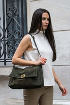 Sac En Bandoulière Ana - Vert Fonce