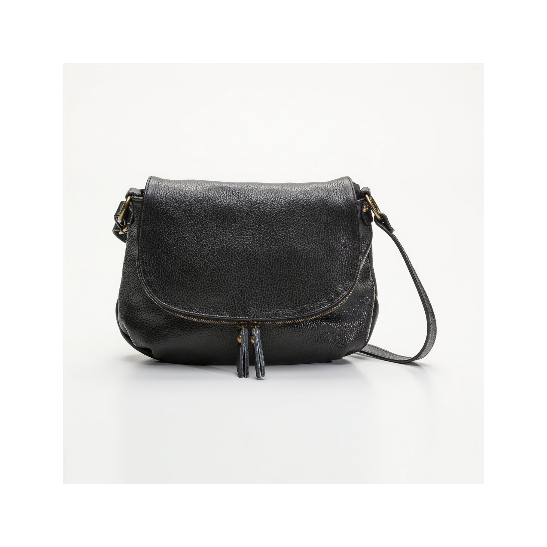 Sac En Bandoulière Lana Graine - Noir