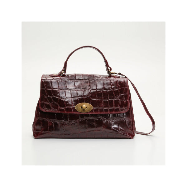 Lisa Handbag - Burgundy