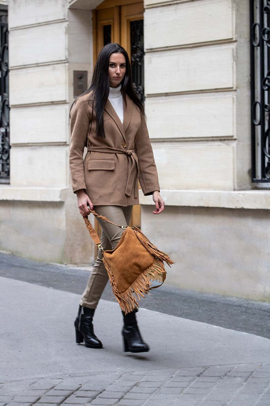 Sac À Main Lucy Franges - Camel