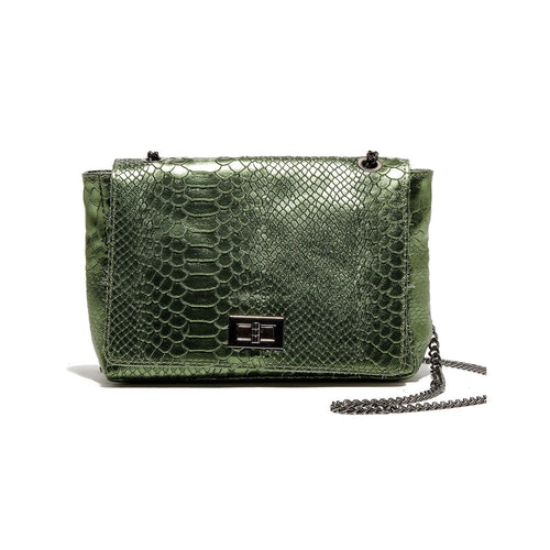 Sac À Bandoulière - Tatou - Vert Metallique