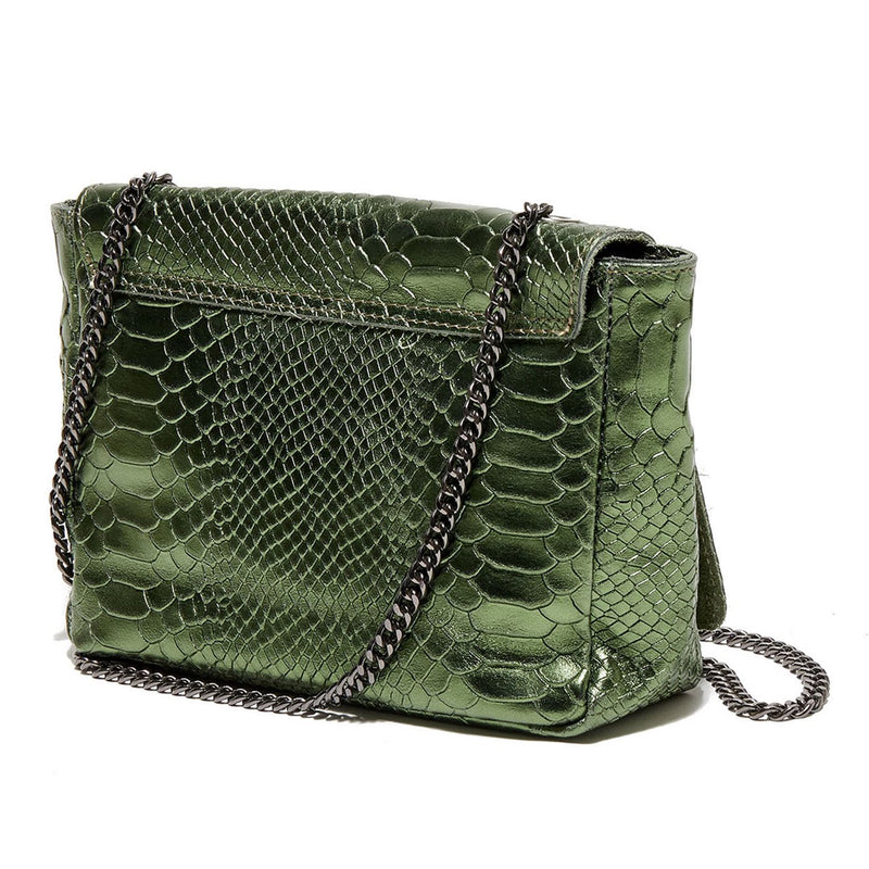 Bolso de hombro - Tatou - Vert Metallique