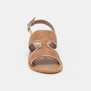 Sandales Vernon - Gold Et Camel