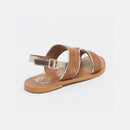 Sandales Vernon - Gold Et Camel