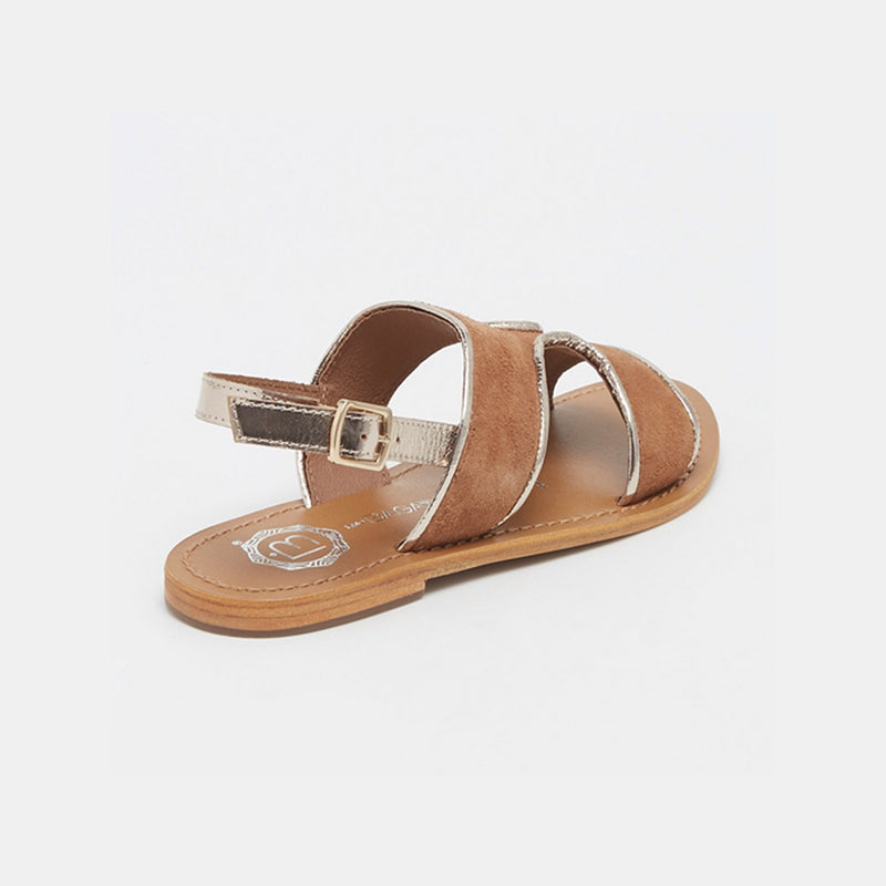 Sandales Vernon - Gold Et Camel