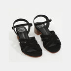 Uma Heeled Sandals - Black