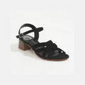 Uma Heeled Sandals - Black