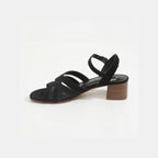 Uma Heeled Sandals - Black