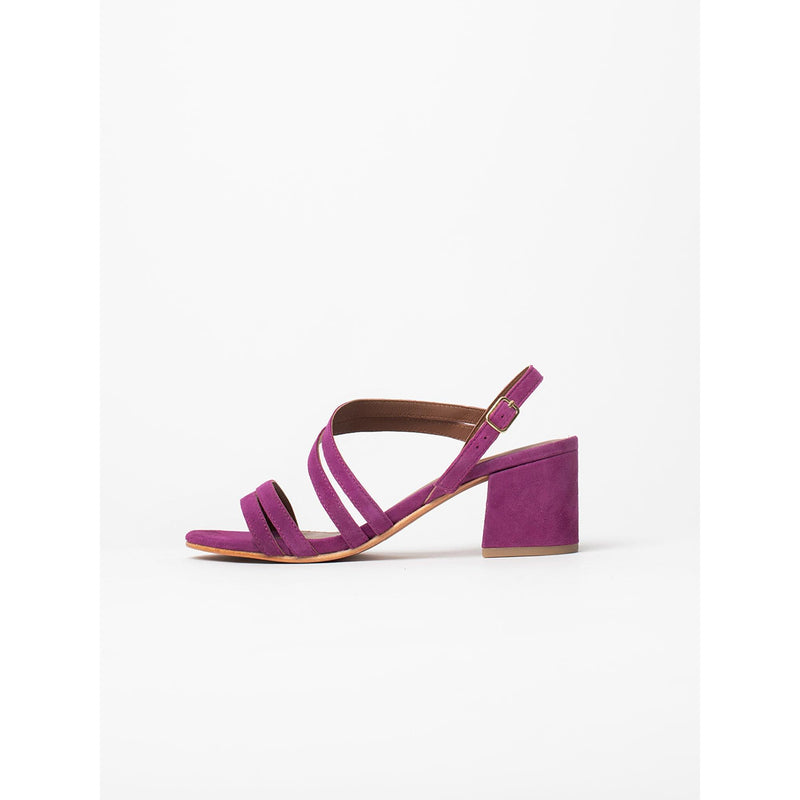 Kachina Heeled Sandals - Purple