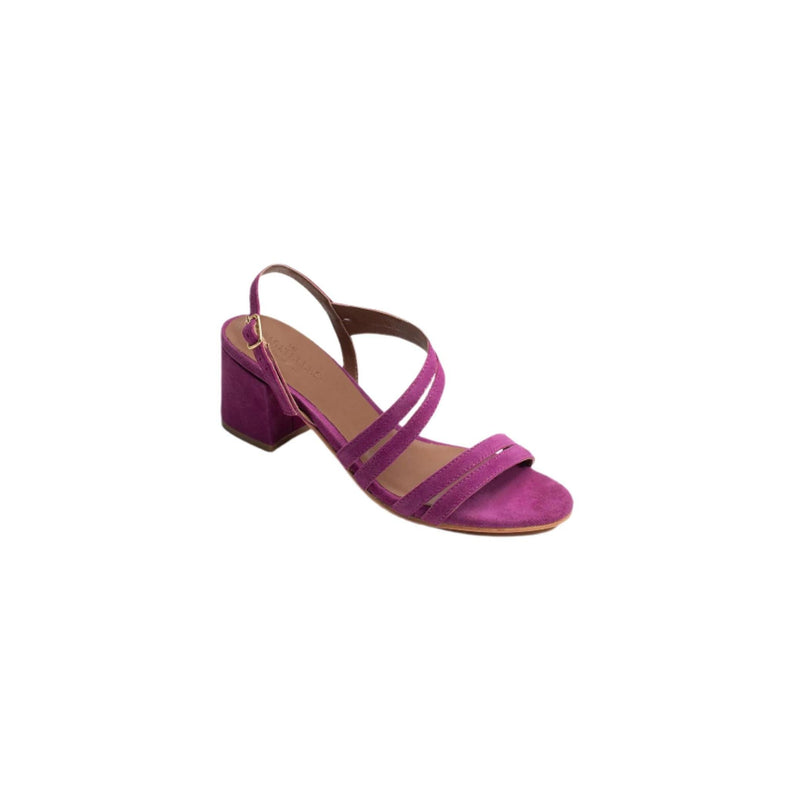 Kachina Heeled Sandals - Purple
