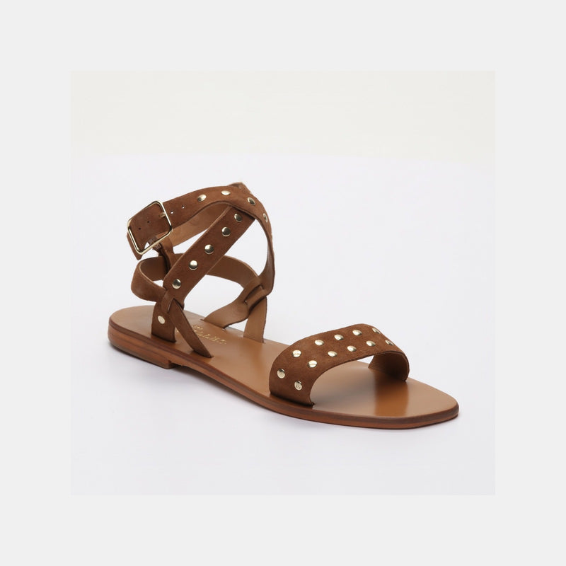 Sandalias planas Brielle - Camel