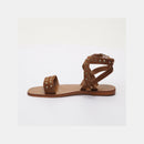 Sandalias planas Brielle - Camel