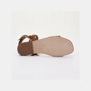 Sandalias planas Brielle - Camel