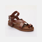 Sandales Vian - Cognac