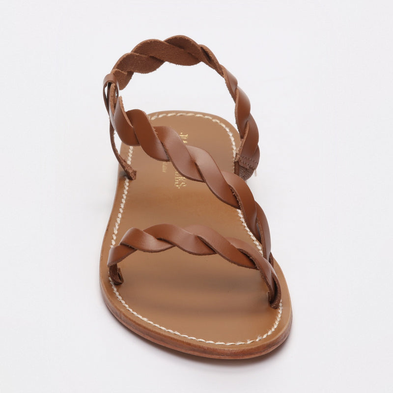 Maria Flat Sandals - Camel