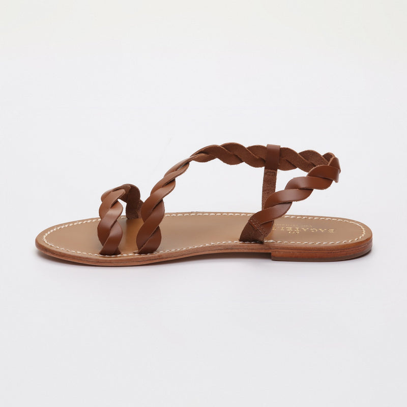Maria Flat Sandals - Camel