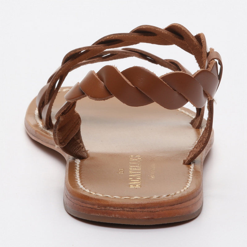 Maria Flat Sandals - Camel