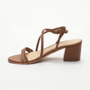 Sandalias Tacón Georgianna - Camel