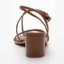 Sandalias Tacón Georgianna - Camel