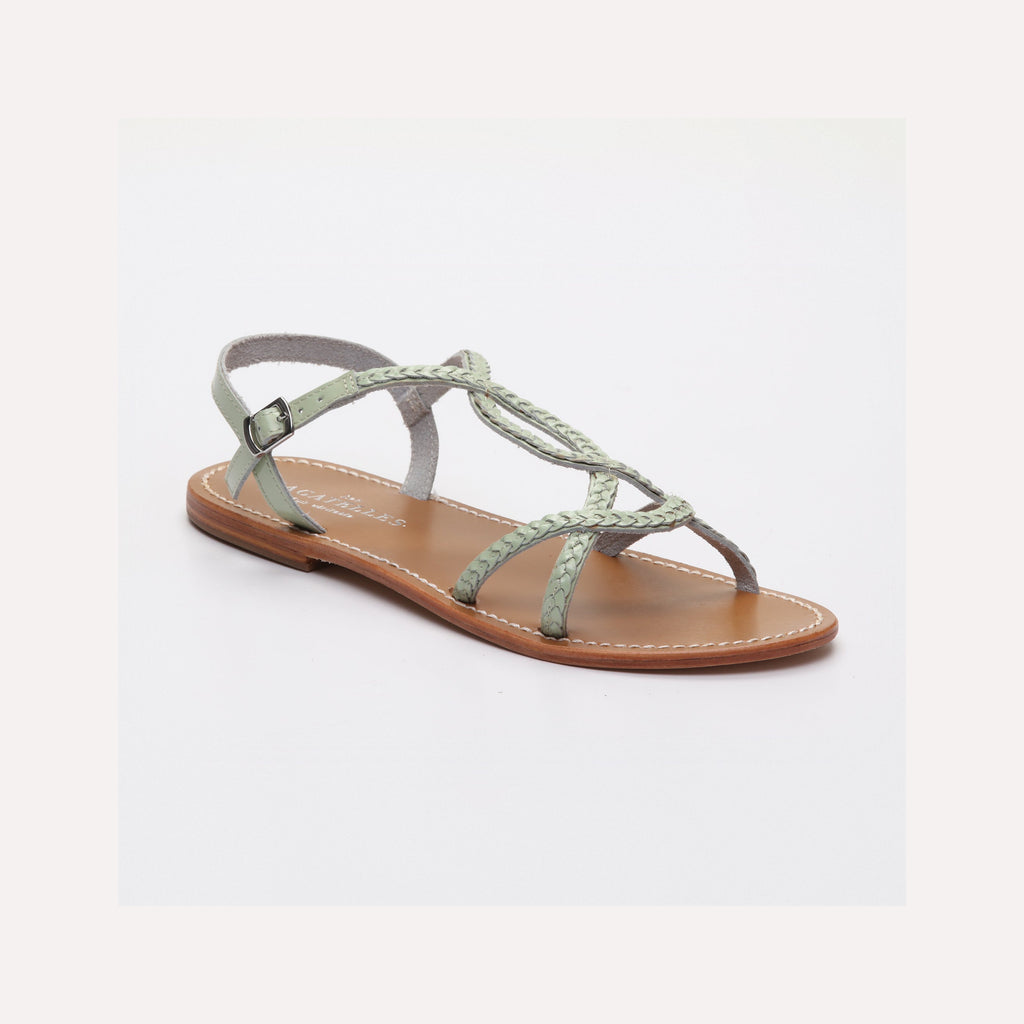 Sandalias planas Clorinde - Menta