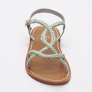 Clorinde Flat Sandals - Mint