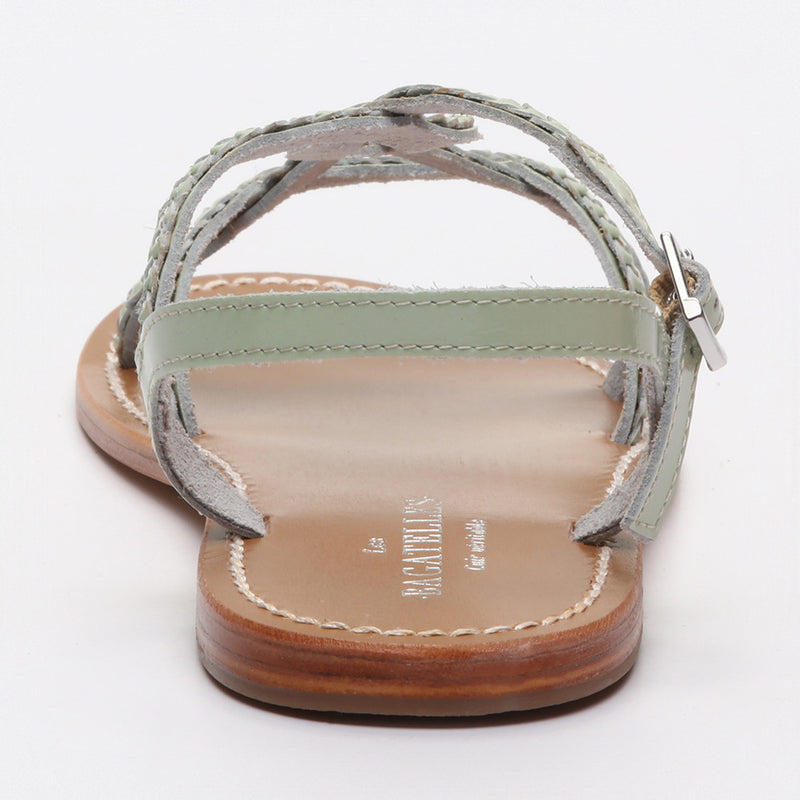 Clorinde Flat Sandals - Mint