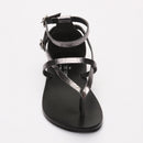 Les Bagatelles - Sandales Mosholu - Pewter Croco