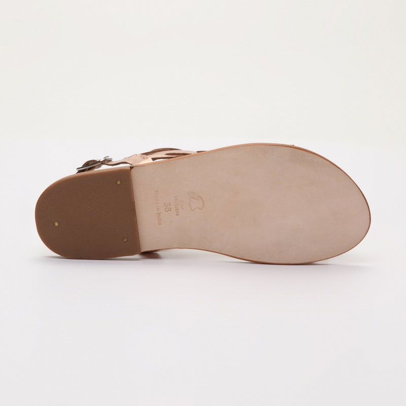 Sandales Plates Arianna Rosegold