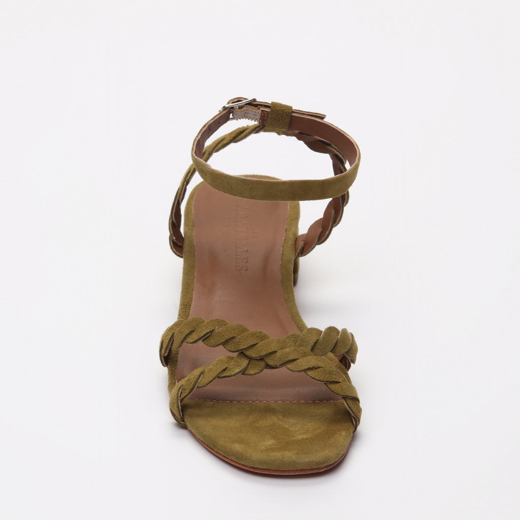 Sandalias de tacón Hachi - Oliva