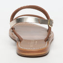 Sandales Plates Champa Gold