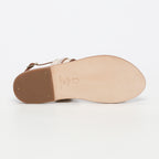 Champa Gold Flat Sandals