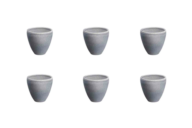 Tasse Stone - 6 Pièces - Gris Lune