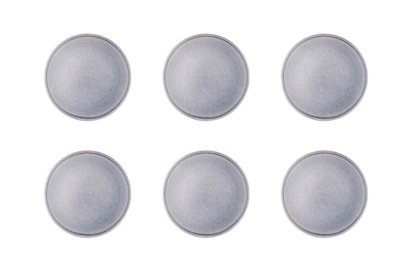 Assiette Stone - 6 Pièces - Gris Lune