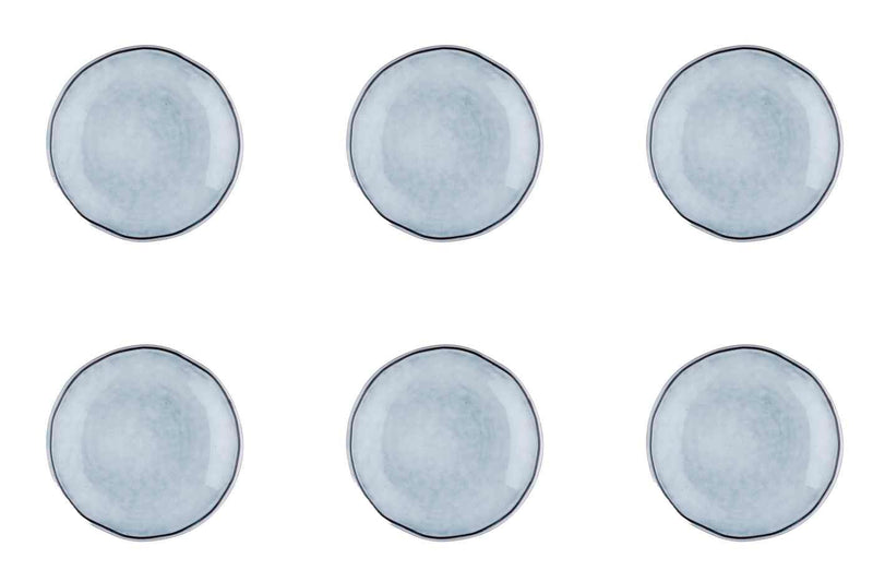 Assiette Cloud - 6 Pièces - Gris Orage