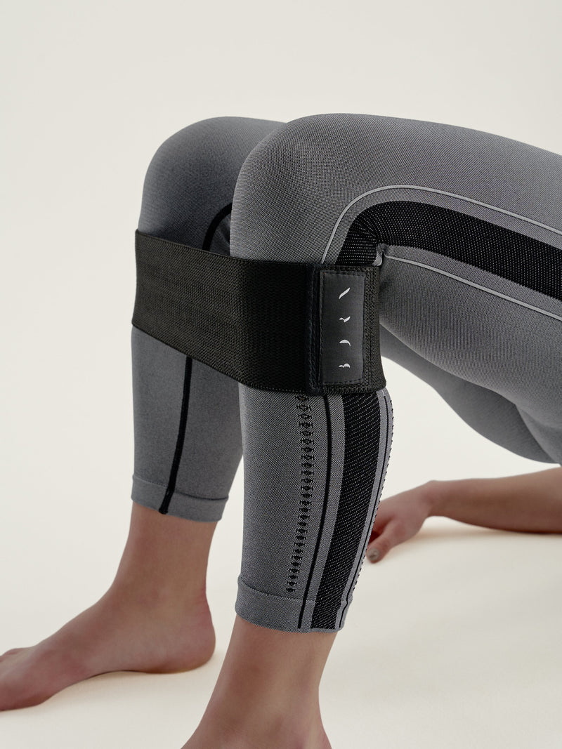 Ensemble De Bandes De Résistance Bandes Élastiques - Noir Et Gris Moyen - Femme